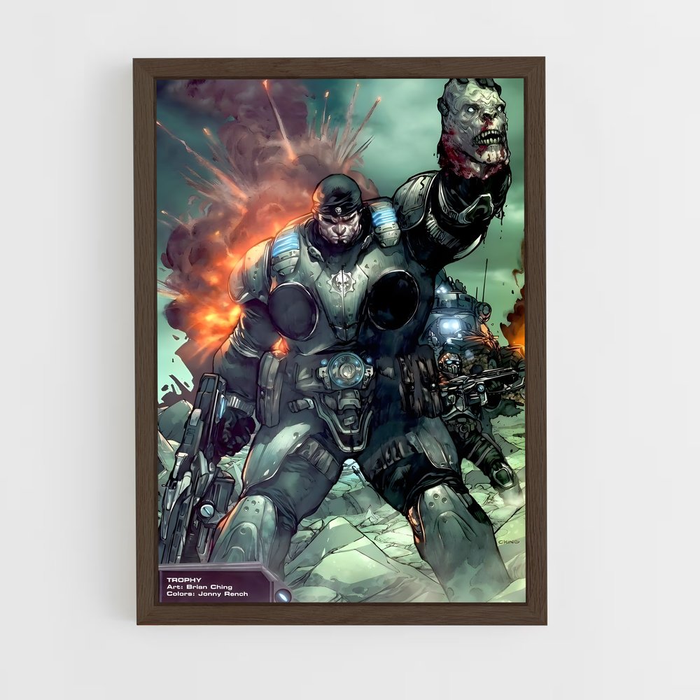 Poster Gears of Valor – affiche Gears of war (vue 5)